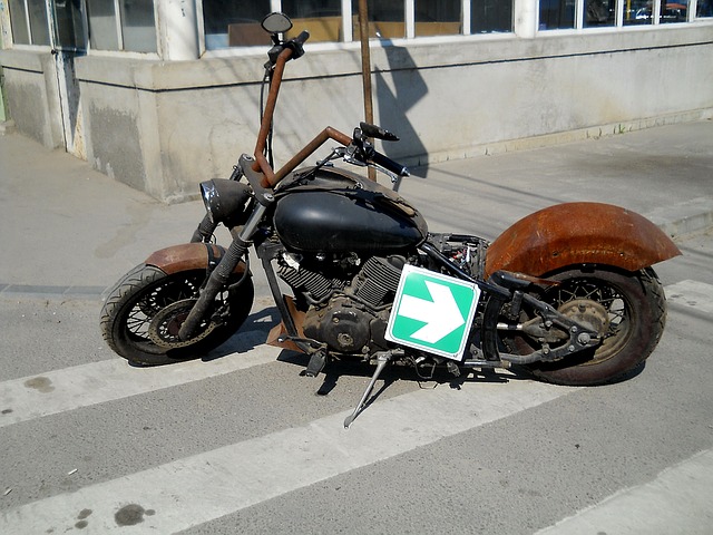 junk motorcycle